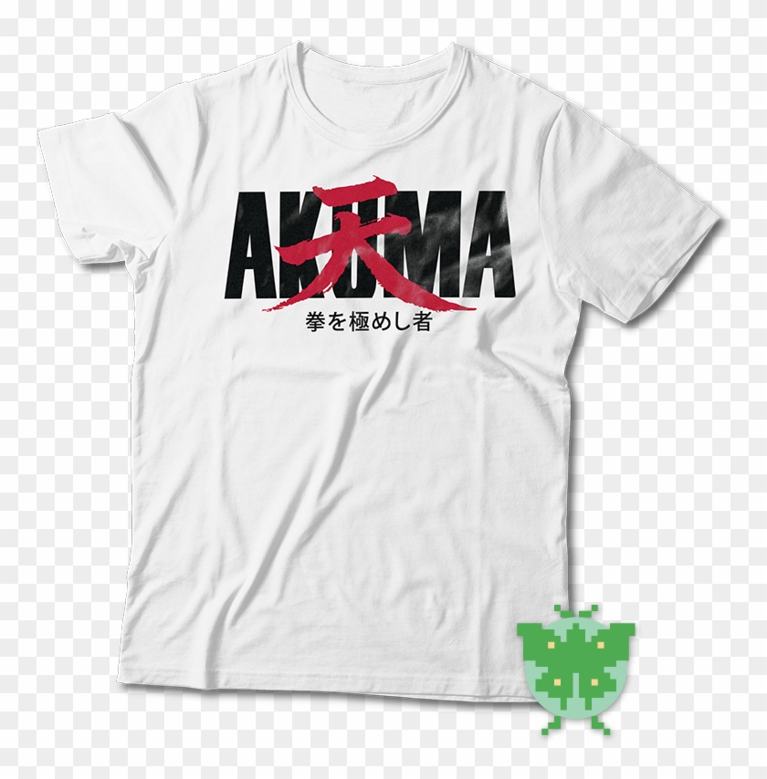 White Akuma X Akira Shirt - Active Shirt Clipart
