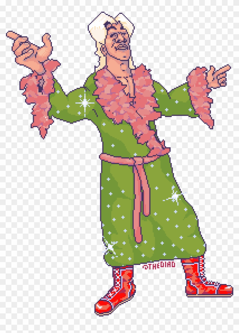 [oc] Ric Flair - Cartoon Clipart
