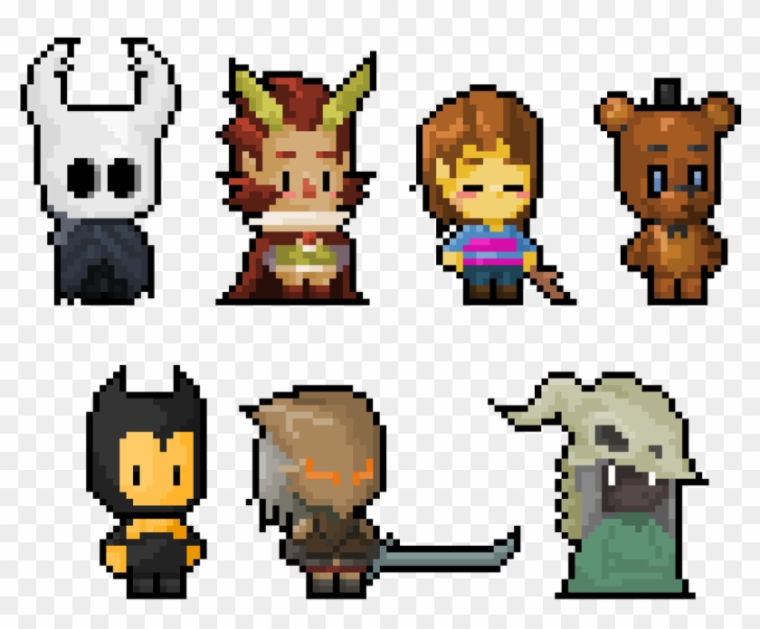 The Knight Otus (@dpadstudio) Frisk (@undertale) Freddy - Ironclad Slay The Spire Clipart