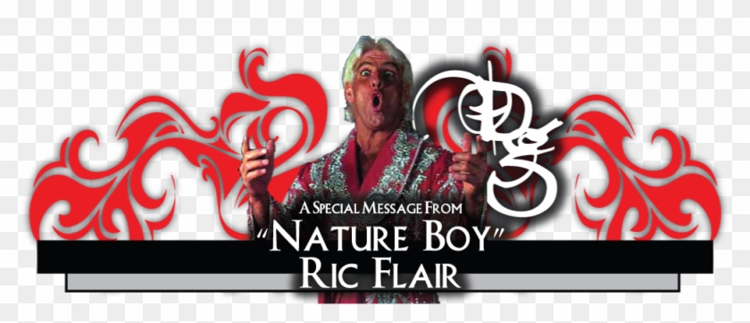 A Special Message From "nature Boy" Ric Flair And Commissioner - Ric Flair Woo Clipart