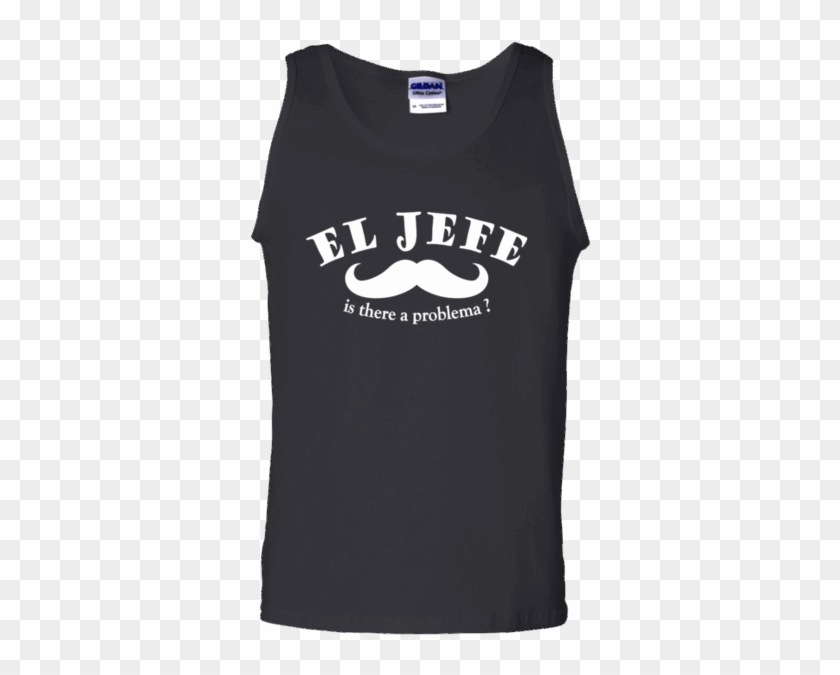 El Jefe Mustache Funny Mexican T- Clipart