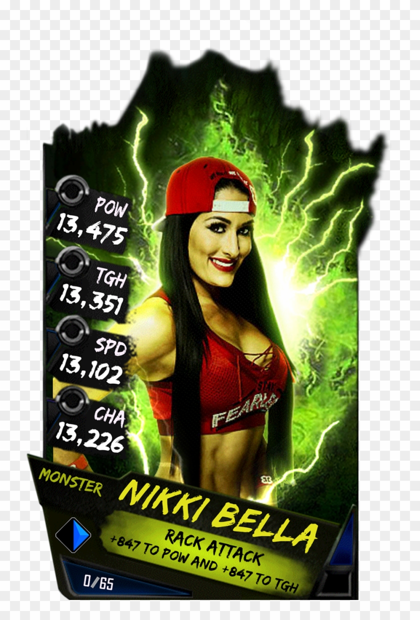 Nikkibella S4 17 Monster - Wwe Supercard Velveteen Dream Clipart #790612