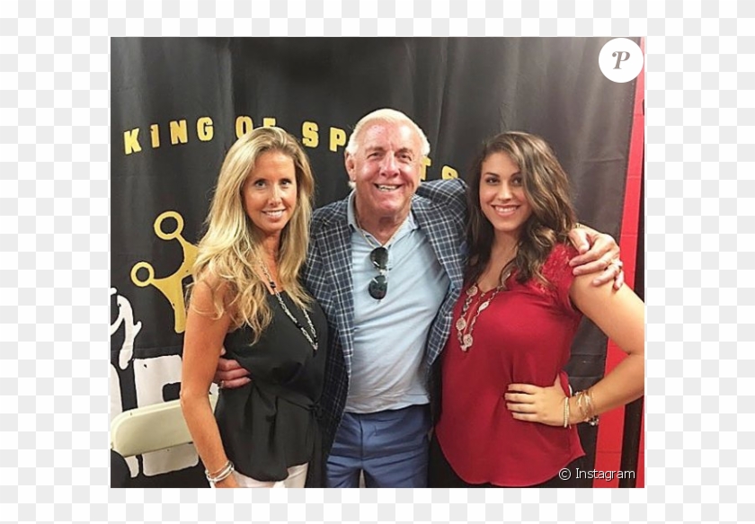 Ric Flair Rencontrant Des Fans, Photo Instagram Le - Event Clipart