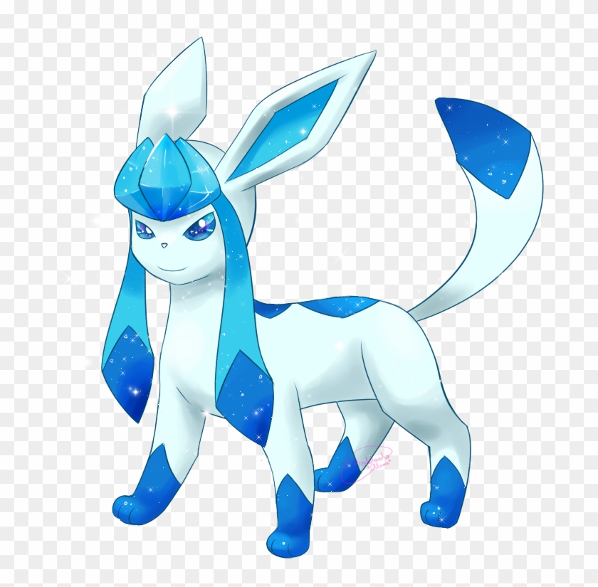 Shiny Glaceon By Alexxxa4 - Shiny Glaceon Transparent Clipart