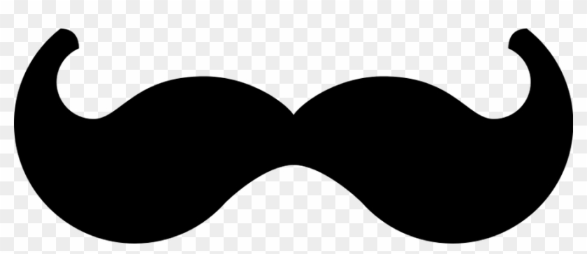 Curly Moustache Clipart Hipster Moustache Mustache - Mustache Clip Art No Background - Png Download #790902