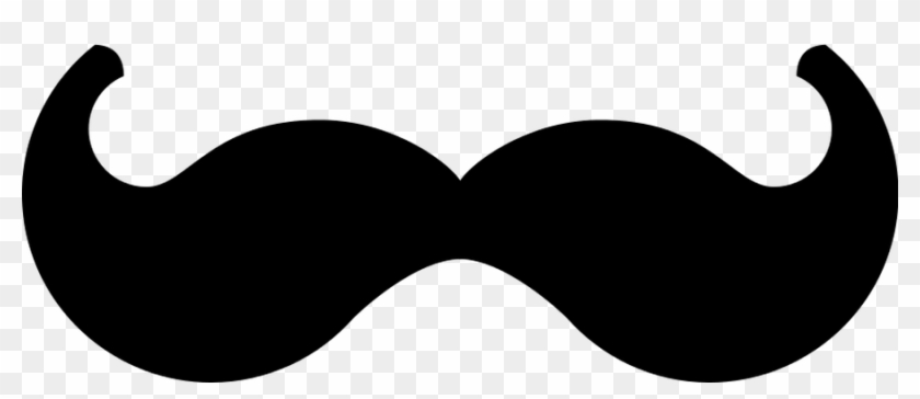 Curly Moustache Clipart Hipster Moustache Mustache - Mustache Clip Art No Background - Png Download