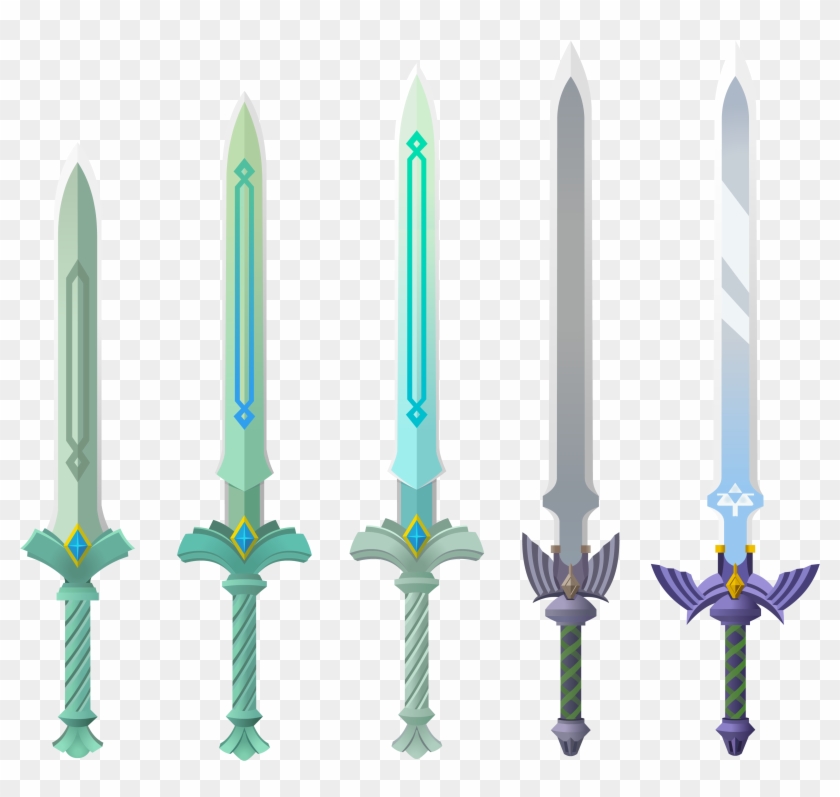 The Evolution Of The Master Sword In Skyward Sword - Zelda Skyward Sword Sword Clipart #790905