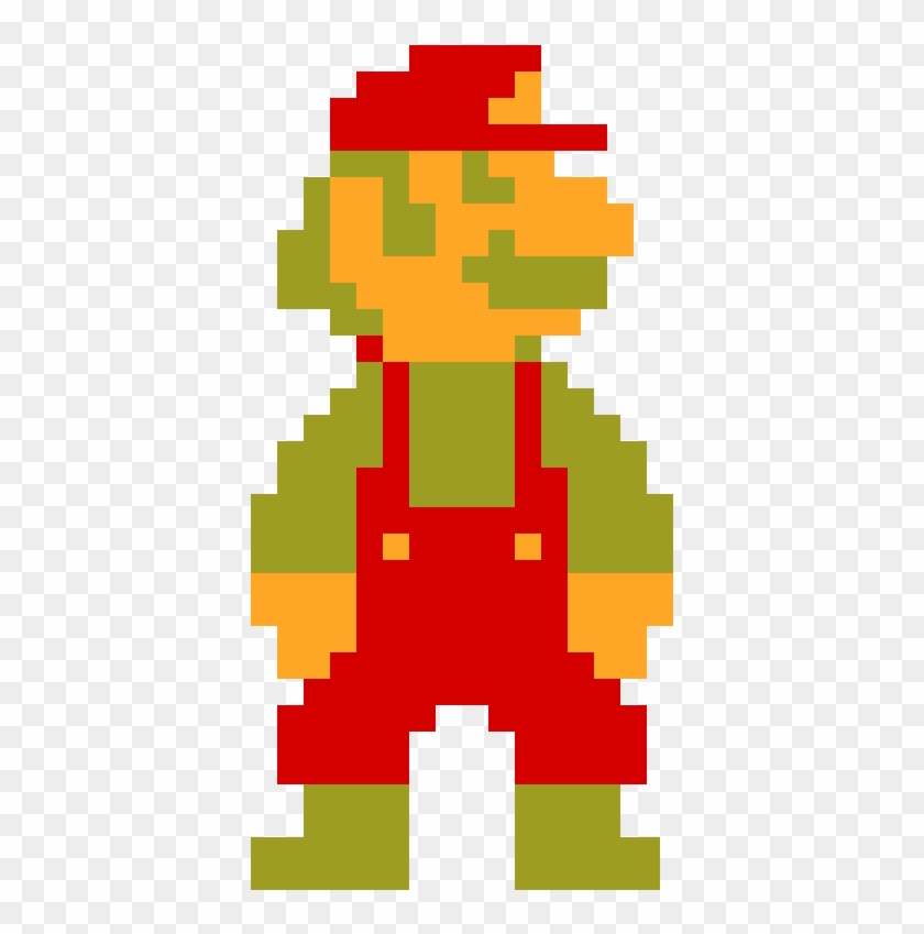 Big 8bit Mario - Super Mario Old Vs New Clipart