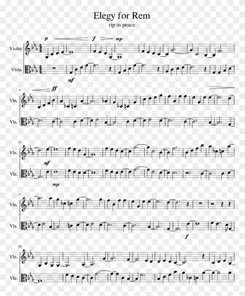 Elegy For Rem - Sound Of Silence Trombone Clipart