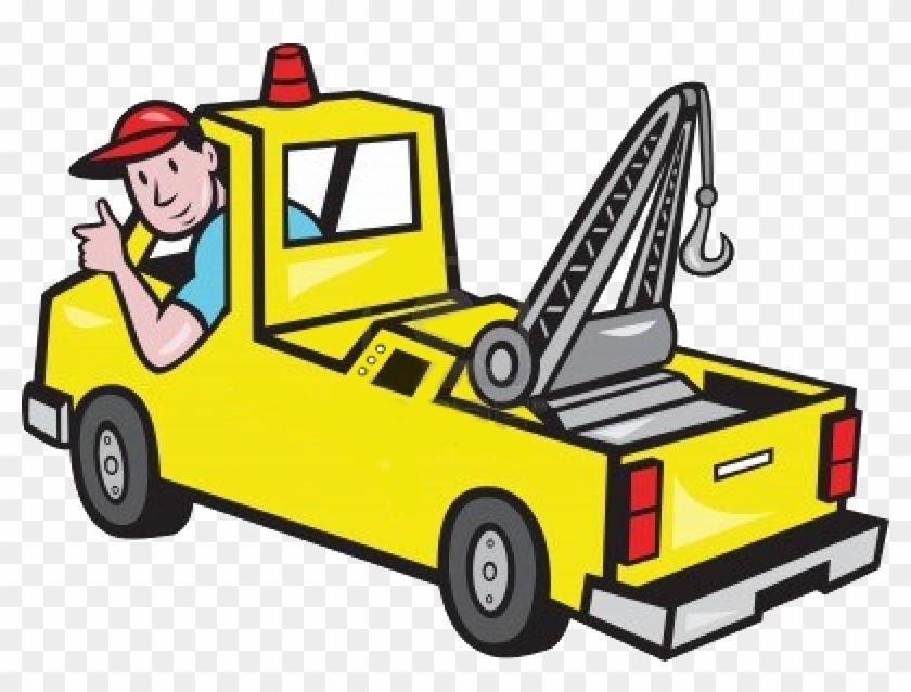 Mechanic Tow Truck Clipart - Tow Truck Clipart - Png Download #791077