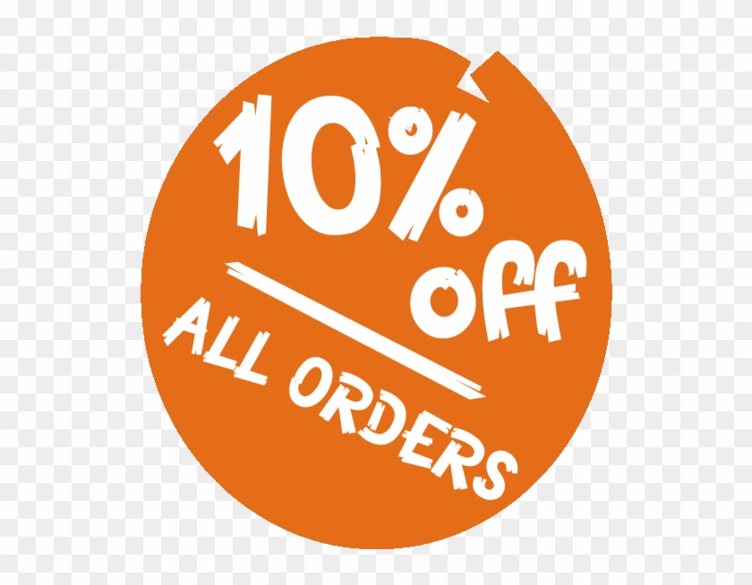 10% Off All Orders - Circle Clipart