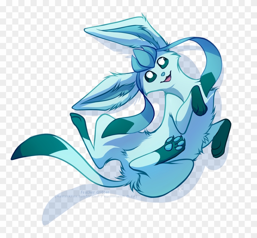 Cute Glaceon - Illustration Clipart