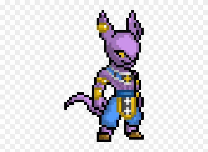 Lord Beerus - Lord Beerus Pixel Art Clipart