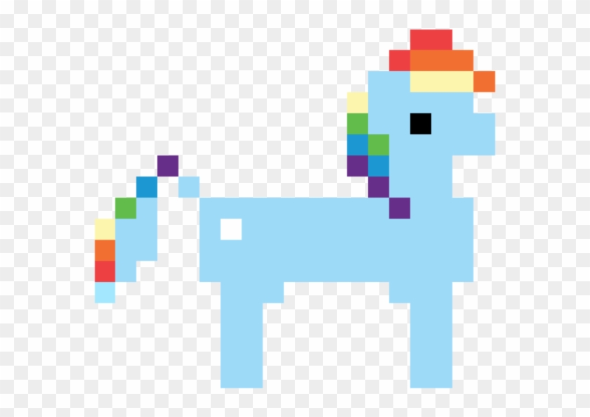 How - 8 Bit Rainbow Dash Clipart #791554