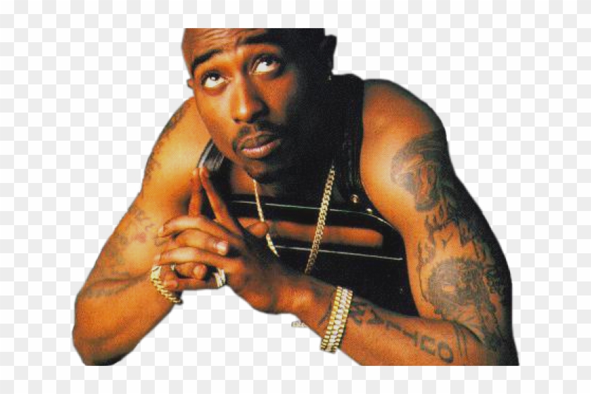 Tupac Shakur Clipart Pac - 2pac Holding A Gun - Png Download #791603