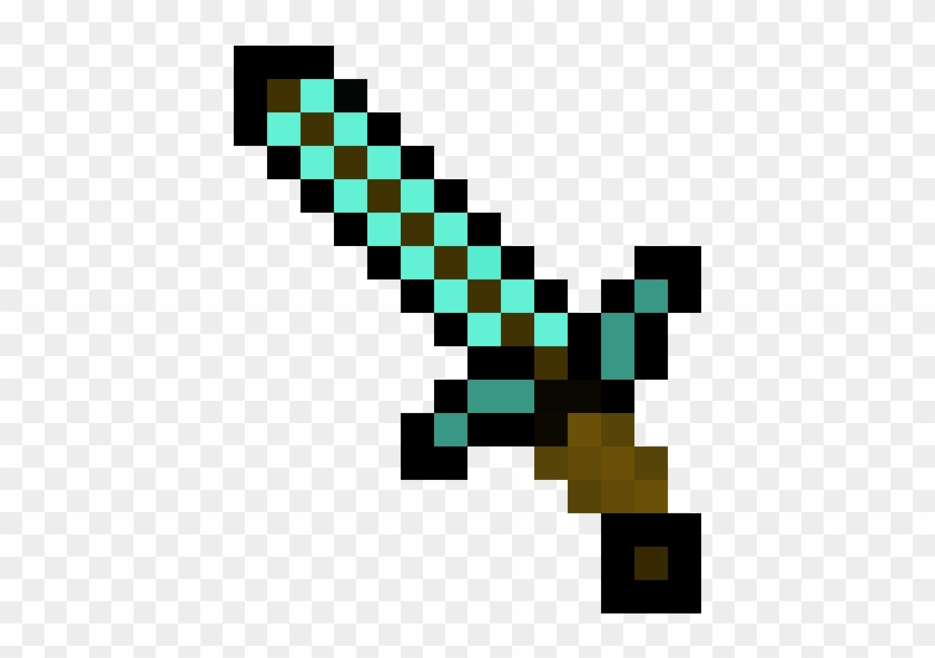 Master Sword - Gold Minecraft Sword Clipart