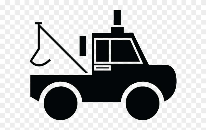 Tow Truck - Off-road Vehicle Clipart