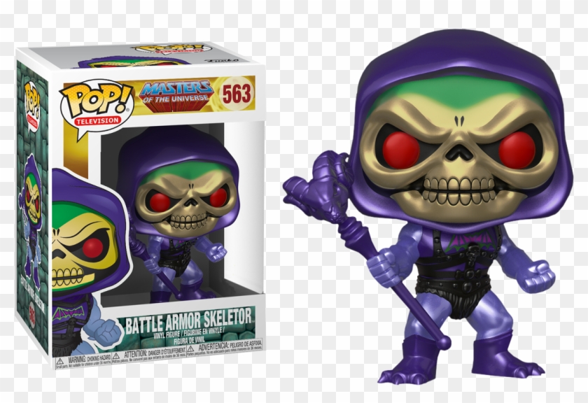 Masters Of The Universe - Metallic Skeletor Funko Pop Clipart