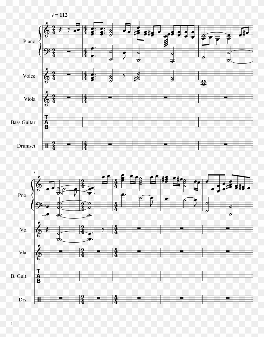 Changes Sheet Music Composed By 2pac 2 Of 31 Pages - Potatoes And Molasses Sheet Music Clipart