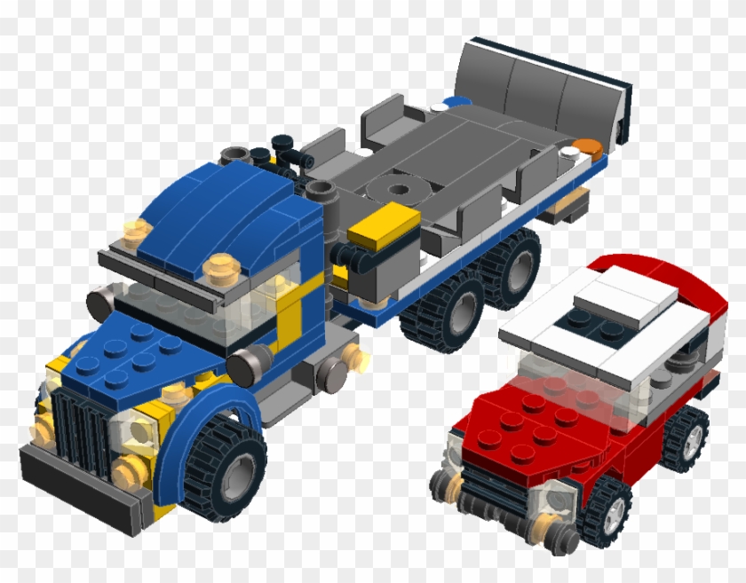 31033 2 Flatbed Tow Truck - Lego Clipart