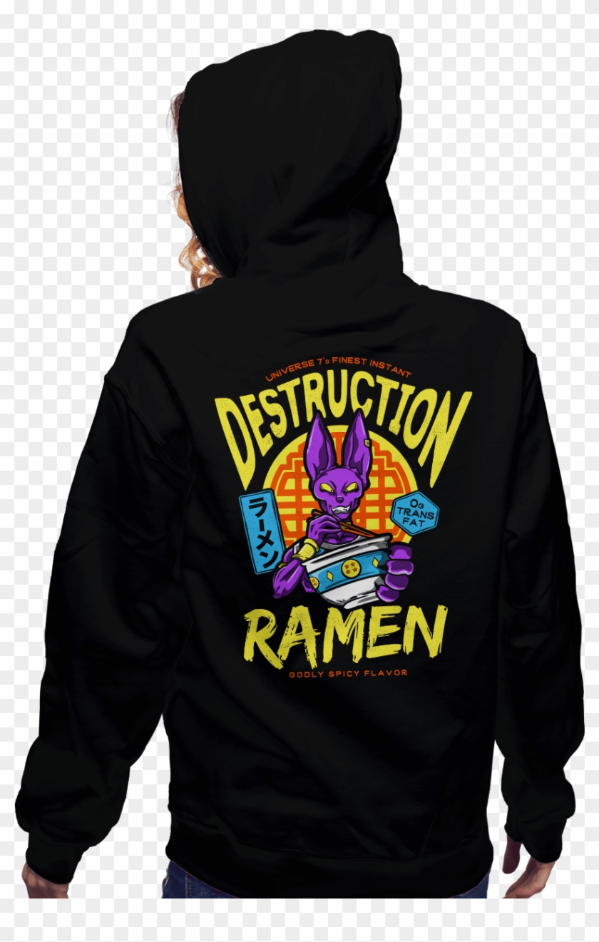 Beerus Ramen - Hoodie Clipart
