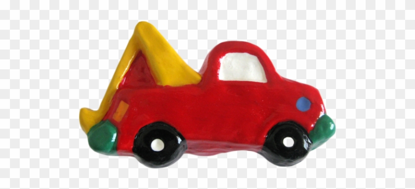 Tow Truck Drawer Knob - Model Car Clipart