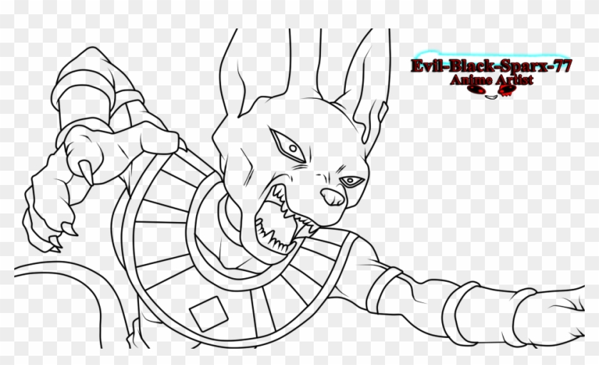 Dragon Ball Z Beerus Drawing , Png Download - Dragon Ballz Drawing Beerus Clipart #792525