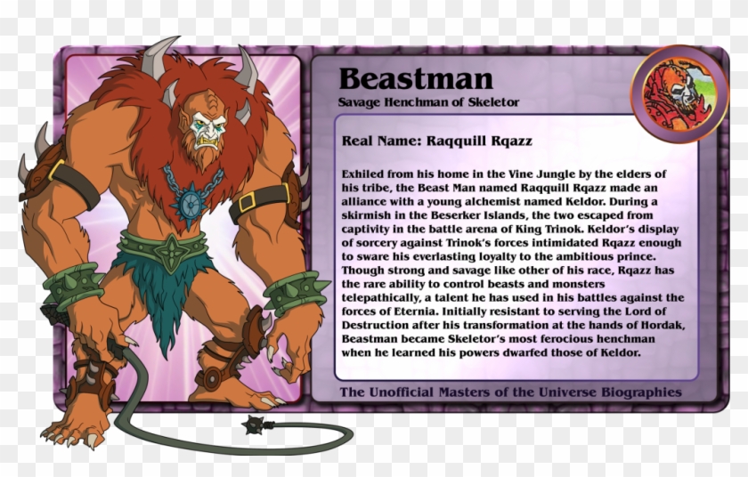 Beast Man Bio Clipart #792624