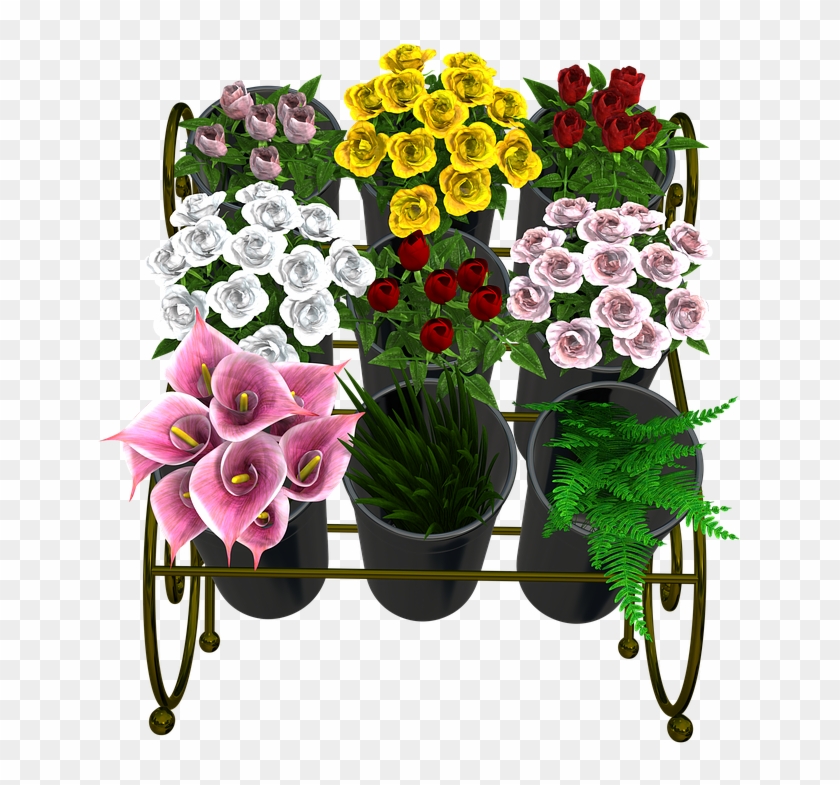 Flowers, Bouquets, Flower Vase, Bouquet, Arrangement - Fiori In Vaso Png Clipart