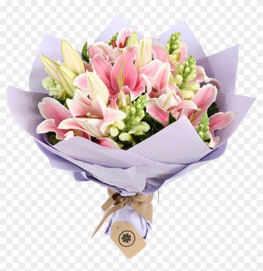 Lily Flowers Bouquet - Birthday Flowers To A Friend Clipart
