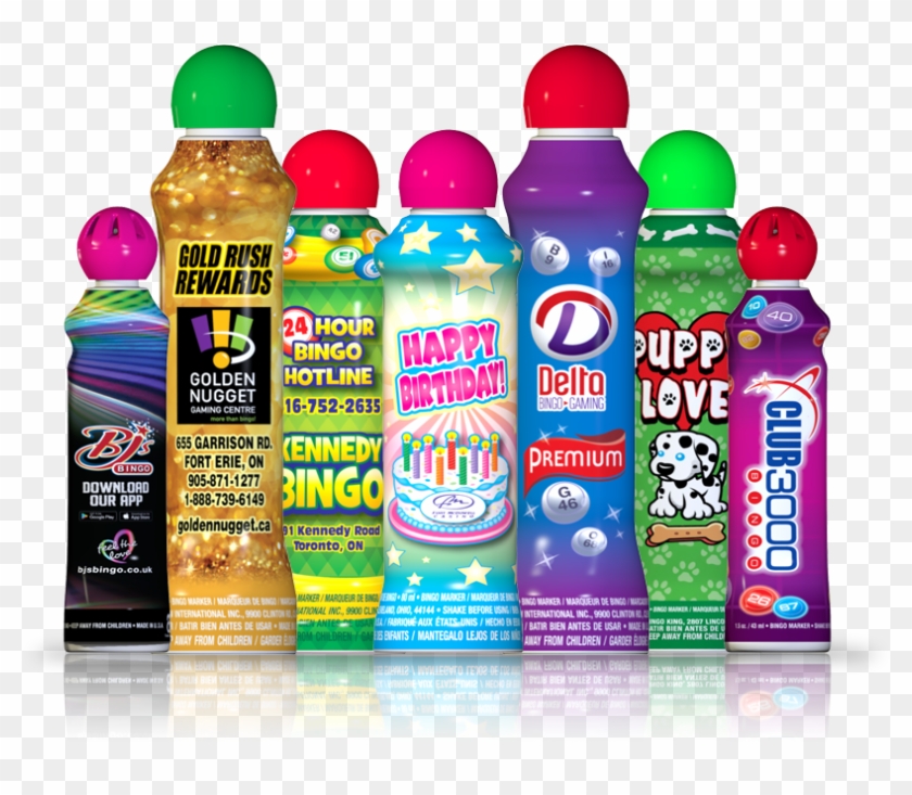 Fully Customizable Bingo Ink Sleeves - Plastic Bottle Clipart