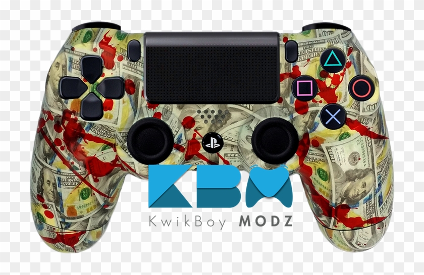 Blood Money Custom Ps4 Controller - Ps4 Controllers Custom Clipart #793013