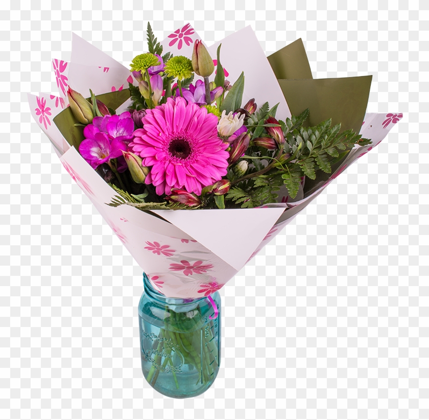 Bright, Bold, Vivid, Stimulating Hand-tied Flower Bouquet Clipart #793122