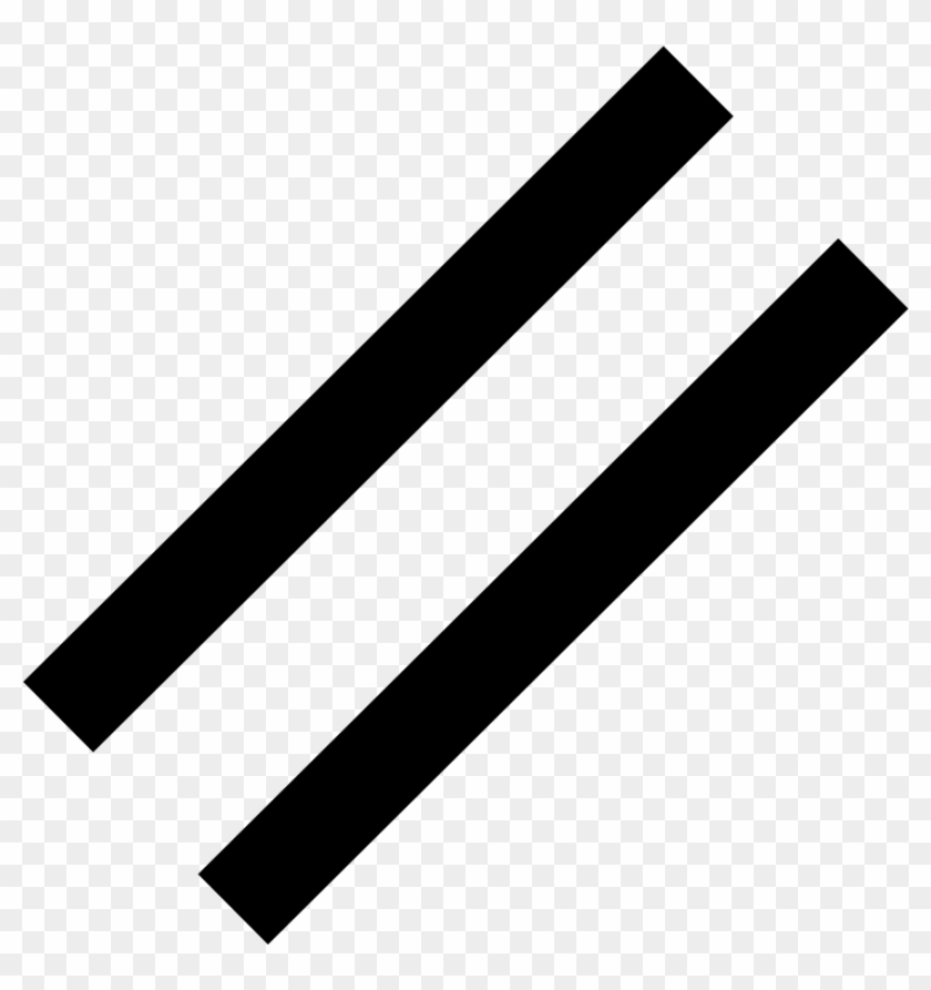 Coptic Double Slash Clip Art - Stencil - Png Download