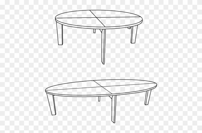 Coffeetable Oval - Trampoline Jump Clipart #793249