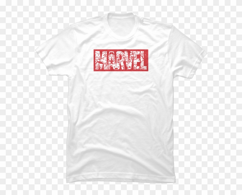 Marvel Logo Cartoon Heroes - Active Shirt Clipart
