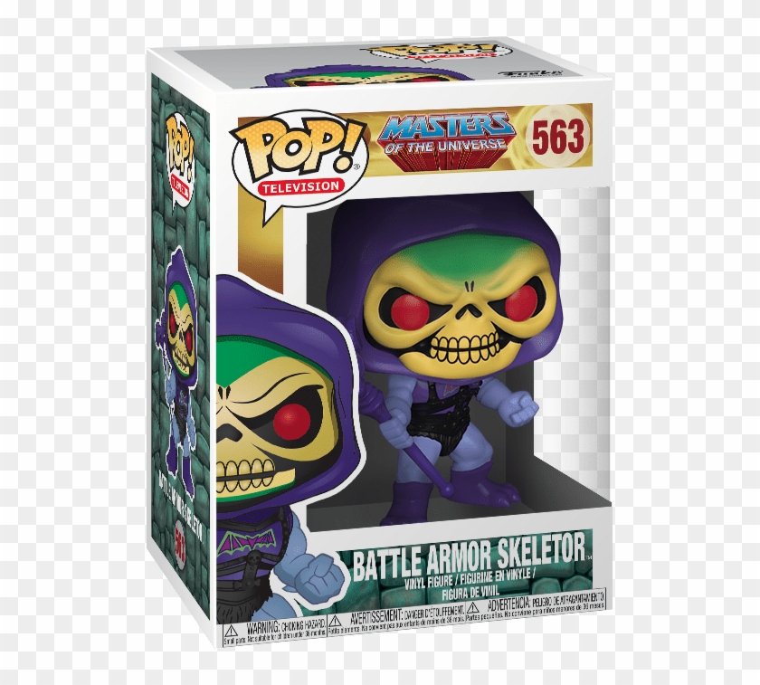 Funko Pop Tv Masters Of The Universe Battle Armor Skeletor - Funko Pop Battle Armor Skeletor Clipart #793389