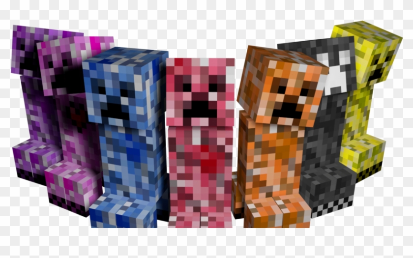 Add Many Different Types Of Creepers Elemental Creepers - Creeper Minecraft Mods Clipart