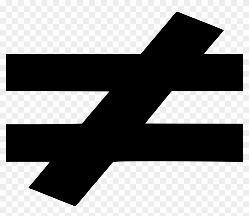 Free Clipart - Does Not Equal Png Transparent Png