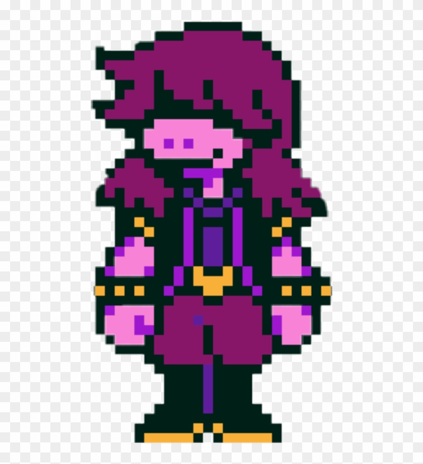 Undyne The Undying Png , Png Download - Susie Deltarune Sprite Clipart
