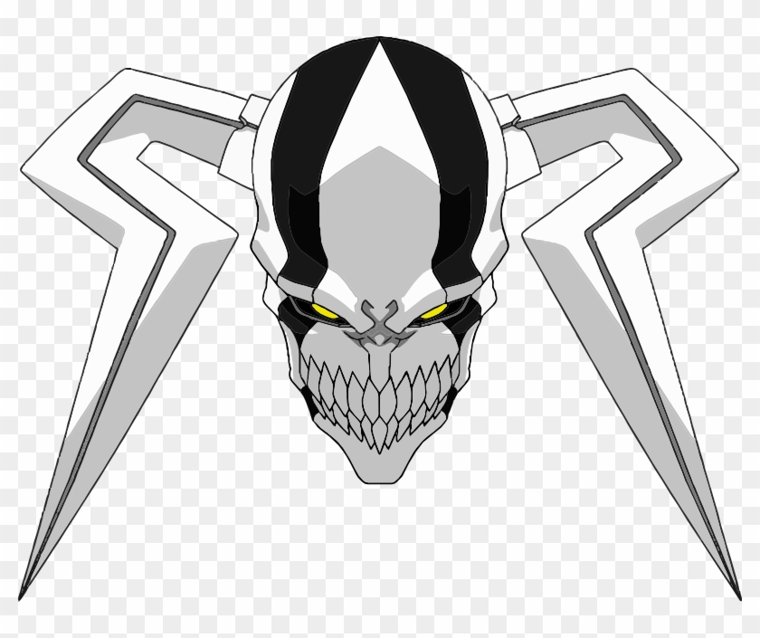Ichigo Hollow Mask - Draw Ichigo Full Hollow Mask Clipart