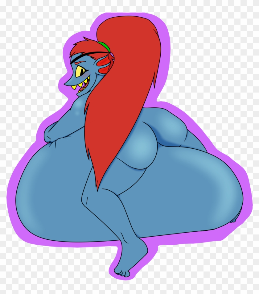 Undyne's New Chair - Thicc Undertale Clipart #794455