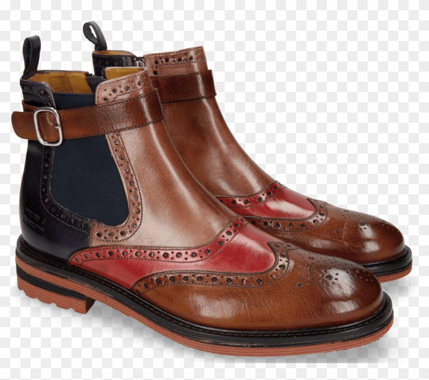 Ankle Boots Trevor 6 Wood Rich Red Light Purple Melanzana - Melvin & Hamilton Clipart #794704
