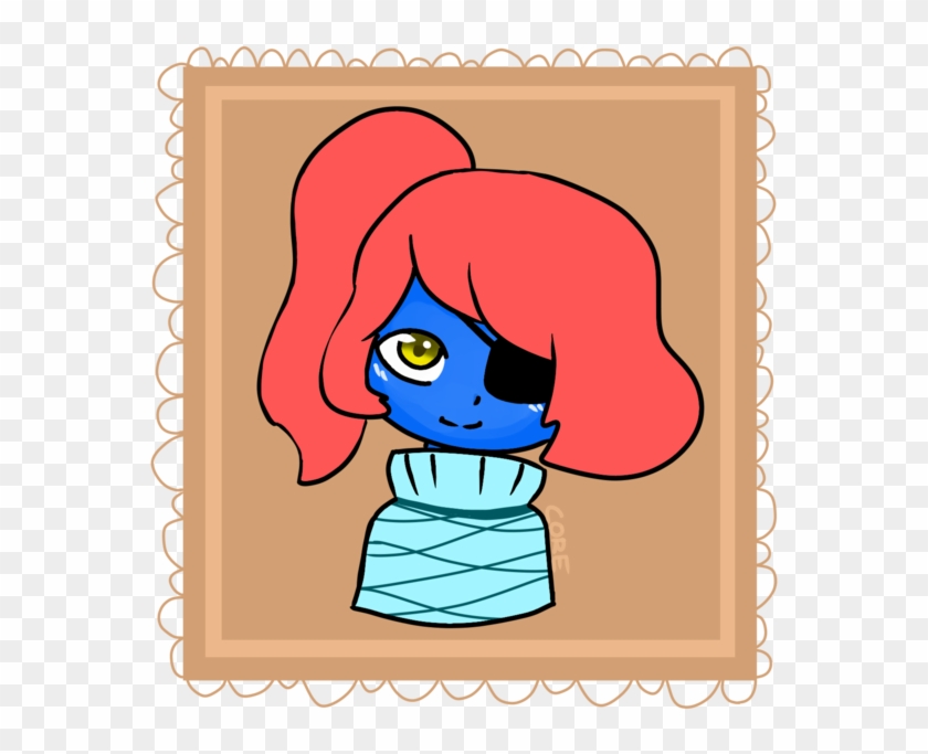 Smol Undyne - Cartoon Clipart