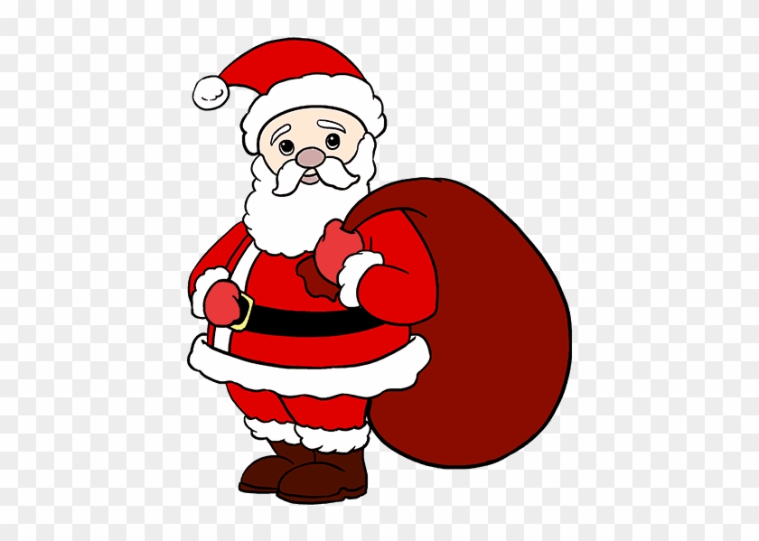 How To Draw Santa Claus In A - Easy Christmas Drawings Santa Claus Clipart