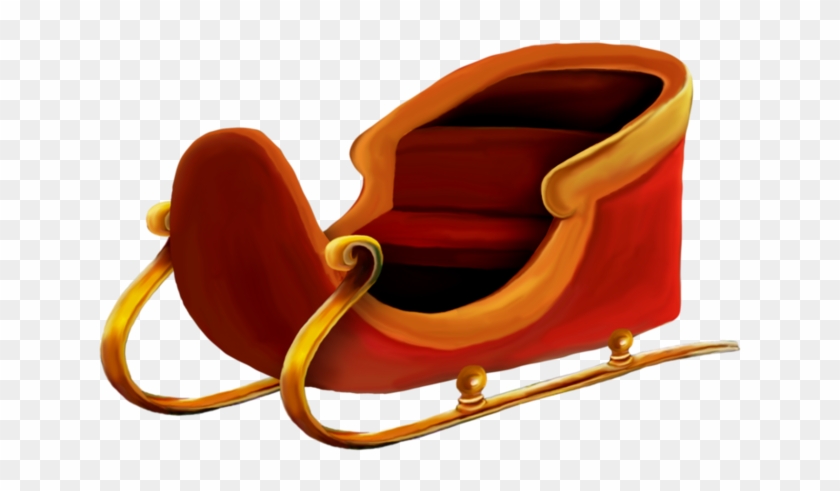 Santa Sleigh Png - Santas Sleigh Png Clipart #794882