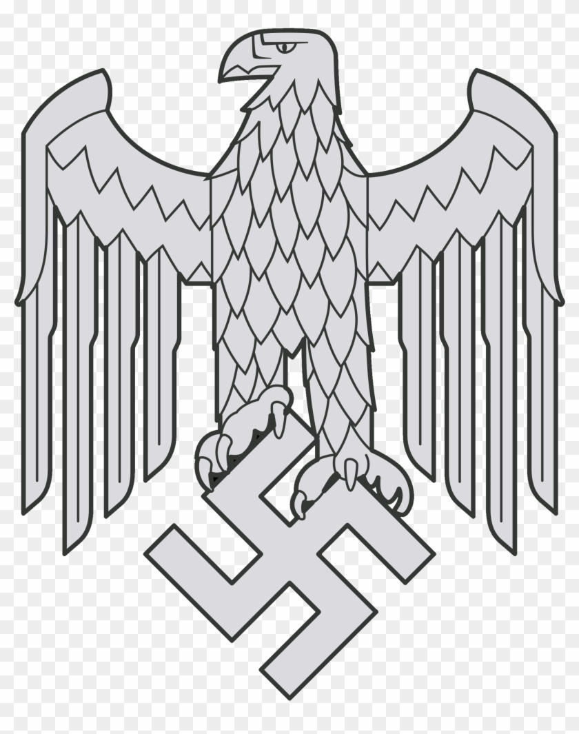 29666201607290807073 National Eagles - Ww2 German Eagle Decal Clipart #795073