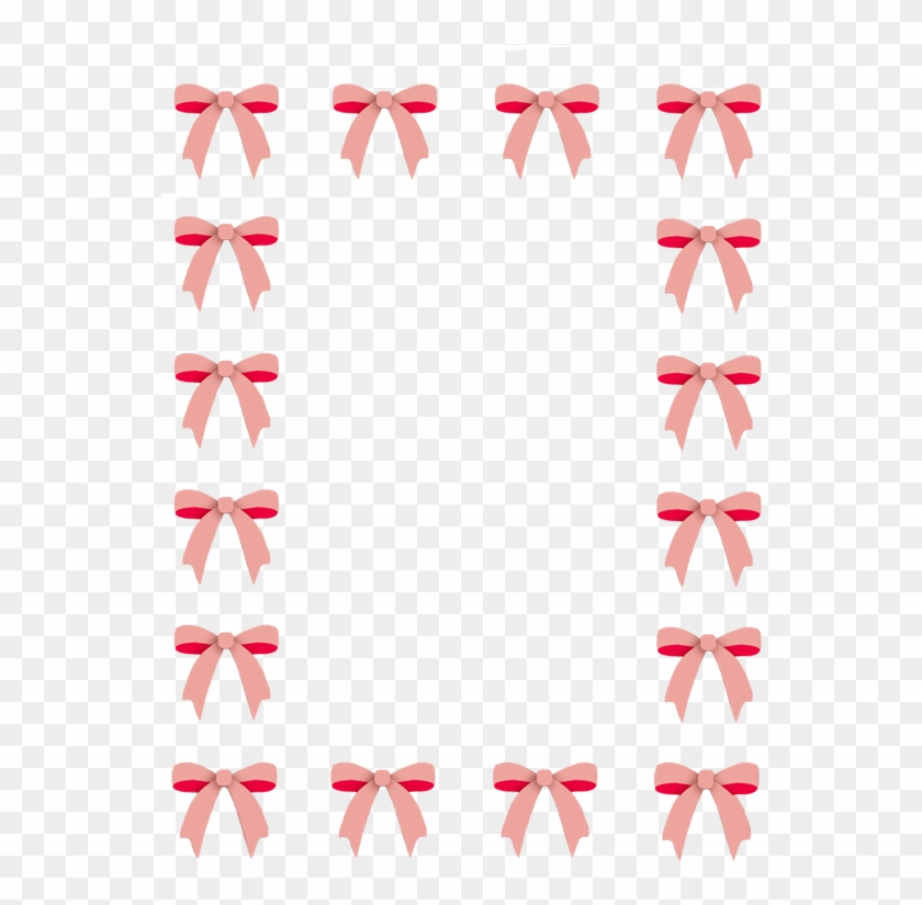 Free Printable Baby Stationery, Free Baby Stationary - Bow Borders Clipart #795169