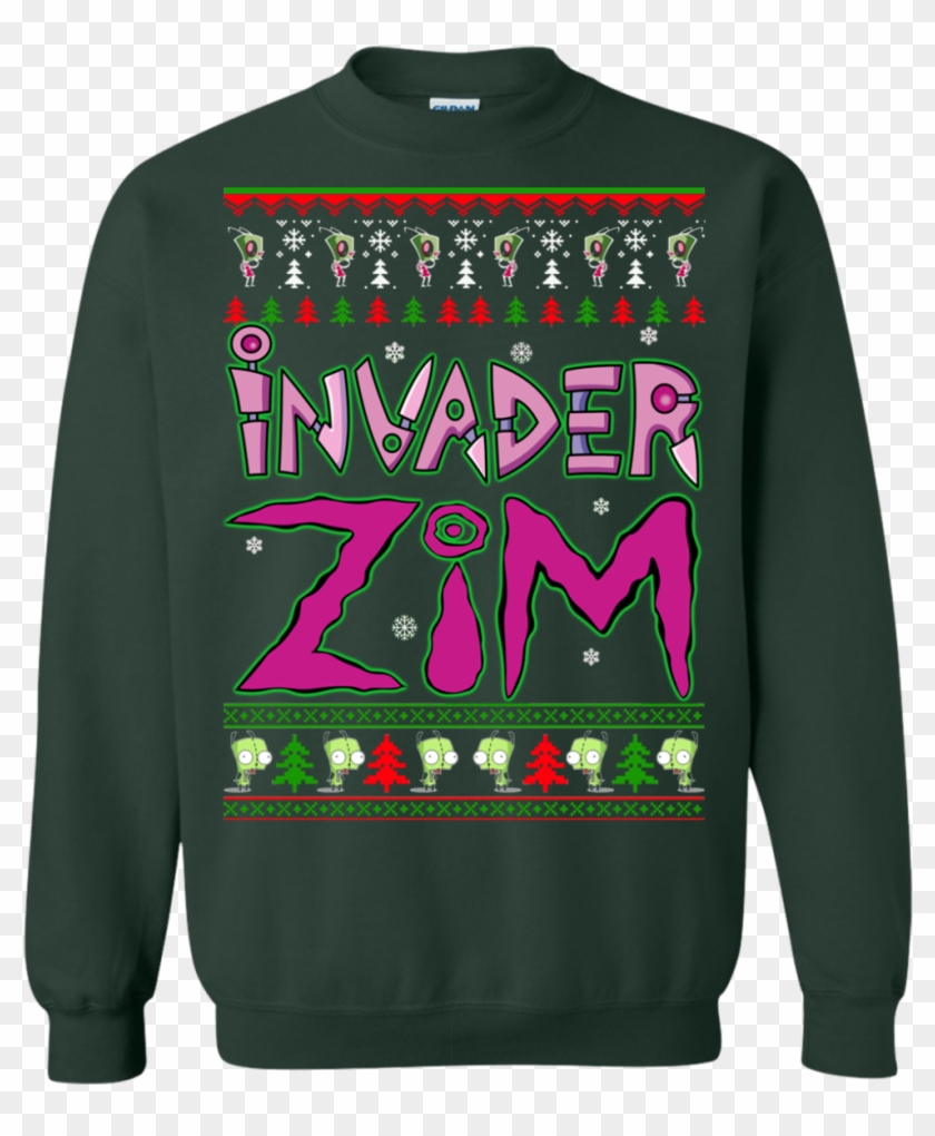 Invader Zim Christmas Sweater, Hoodie, Long Sleeve - Invader Zim The Movie Clipart