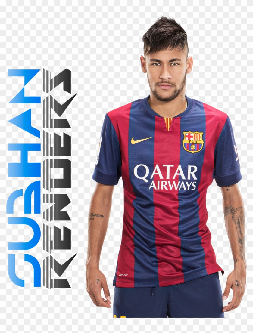 Neymar Png 2015 - Neymar Barcelona 2015 Png Clipart #795949